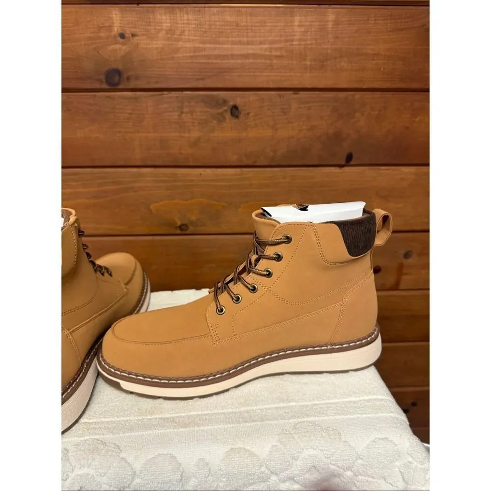 CLUB ROOM Felix Wheat Faux Suede Sz 10.5 NIB